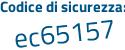 Il Codice di sicurezza è f2c9989 il tutto attaccato senza spazi