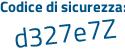 Il Codice di sicurezza è 3b1b poi 533 il tutto attaccato senza spazi