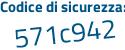 Il Codice di sicurezza è 4a6eeec il tutto attaccato senza spazi