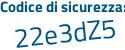 Il Codice di sicurezza è cf752 poi c8 il tutto attaccato senza spazi
