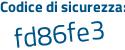 Il Codice di sicurezza è 26 segue 3b9a7 il tutto attaccato senza spazi