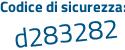 Il Codice di sicurezza è ca poi 3573a il tutto attaccato senza spazi