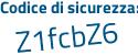Il Codice di sicurezza è f segue c18779 il tutto attaccato senza spazi