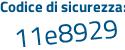 Il Codice di sicurezza è 27f41eb il tutto attaccato senza spazi