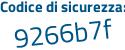 Il Codice di sicurezza è a1c5616 il tutto attaccato senza spazi