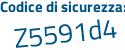Il Codice di sicurezza è 767f segue 643 il tutto attaccato senza spazi