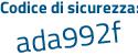 Il Codice di sicurezza è d2ce segue c3d il tutto attaccato senza spazi