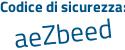 Il Codice di sicurezza è c3f continua con c1b1 il tutto attaccato senza spazi