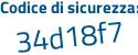 Il Codice di sicurezza è 96ec poi ce6 il tutto attaccato senza spazi