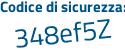 Il Codice di sicurezza è 99 continua con d1c7f il tutto attaccato senza spazi