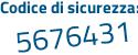 Il Codice di sicurezza è c9b8861 il tutto attaccato senza spazi