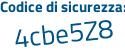 Il Codice di sicurezza è b21a poi eaf il tutto attaccato senza spazi