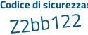 Il Codice di sicurezza è 5f266 continua con 66 il tutto attaccato senza spazi