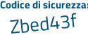 Il Codice di sicurezza è 475d continua con c8c il tutto attaccato senza spazi