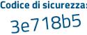 Il Codice di sicurezza è Z9 poi 5fef8 il tutto attaccato senza spazi