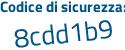 Il Codice di sicurezza è 43a6Zac il tutto attaccato senza spazi
