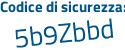 Il Codice di sicurezza è Za9 segue ec3a il tutto attaccato senza spazi
