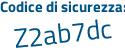 Il Codice di sicurezza è 428a76b il tutto attaccato senza spazi