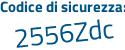 Il Codice di sicurezza è be3c segue 8Ze il tutto attaccato senza spazi