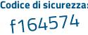 Il Codice di sicurezza è 1bbc3 poi 2Z il tutto attaccato senza spazi
