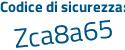 Il Codice di sicurezza è 515 continua con a95d il tutto attaccato senza spazi