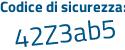 Il Codice di sicurezza è fc81cb1 il tutto attaccato senza spazi