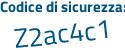 Il Codice di sicurezza è 67 segue 7571d il tutto attaccato senza spazi