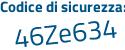 Il Codice di sicurezza è 4d3cc segue f8 il tutto attaccato senza spazi