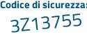 Il Codice di sicurezza è ded continua con 6df3 il tutto attaccato senza spazi