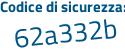 Il Codice di sicurezza è 9b5f poi b91 il tutto attaccato senza spazi