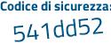 Il Codice di sicurezza è 8 segue d186ce il tutto attaccato senza spazi