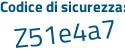 Il Codice di sicurezza è f continua con 2ZcZ3c il tutto attaccato senza spazi