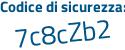 Il Codice di sicurezza è d poi 7d8167 il tutto attaccato senza spazi