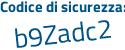 Il Codice di sicurezza è 6f continua con 733a2 il tutto attaccato senza spazi