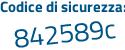 Il Codice di sicurezza è 29c56 segue 3a il tutto attaccato senza spazi