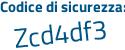Il Codice di sicurezza è 2ad6d5d il tutto attaccato senza spazi