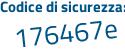 Il Codice di sicurezza è 5d2be continua con a1 il tutto attaccato senza spazi