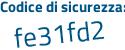 Il Codice di sicurezza è 8 continua con 116e75 il tutto attaccato senza spazi