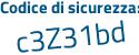 Il Codice di sicurezza è 44fd poi ade il tutto attaccato senza spazi