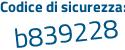 Il Codice di sicurezza è f211 poi 69e il tutto attaccato senza spazi