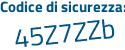 Il Codice di sicurezza è aebf continua con 85e il tutto attaccato senza spazi