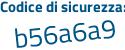 Il Codice di sicurezza è 93ecf continua con 96 il tutto attaccato senza spazi