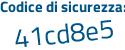 Il Codice di sicurezza è 59Z continua con 71Z7 il tutto attaccato senza spazi