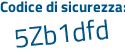 Il Codice di sicurezza è d poi 84Z573 il tutto attaccato senza spazi