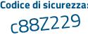 Il Codice di sicurezza è c945Zb3 il tutto attaccato senza spazi