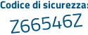 Il Codice di sicurezza è f448 poi Z11 il tutto attaccato senza spazi