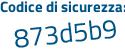 Il Codice di sicurezza è 4db7 continua con 39d il tutto attaccato senza spazi