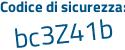 Il Codice di sicurezza è 26Z2f continua con 3Z il tutto attaccato senza spazi