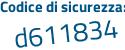Il Codice di sicurezza è a segue 43715Z il tutto attaccato senza spazi