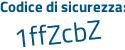 Il Codice di sicurezza è 6a poi af959 il tutto attaccato senza spazi